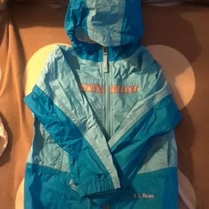 Girls 'LL Bean Rain Coat